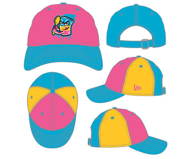 Jacksonville Jumbo Shrimp New Era Honey Drippers Theme Night 9Twenty PREORDER