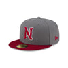 Nashville Sounds New Era 5950 Storm Grey Cardinal N Logo Hat