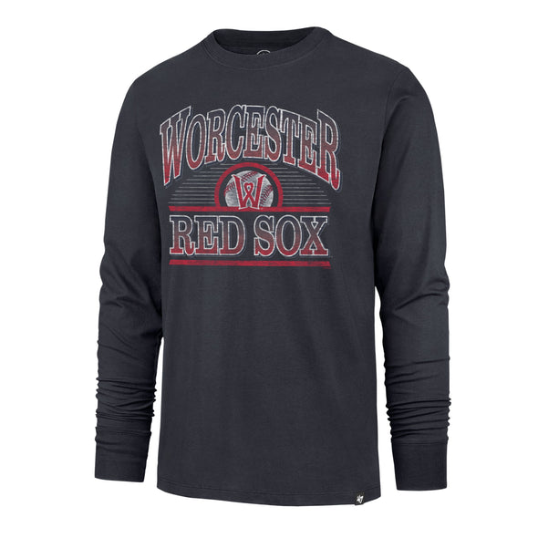 Worcester Red Sox Navy WRS Top Spin Long Sleeve