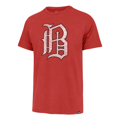 '47 Brand Red Premier Old English B Franklin Tee