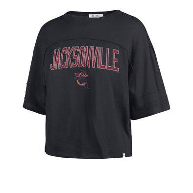 Jacksonville Jumbo Shrimp '47 Ladies Riser Stevie Crop Tee