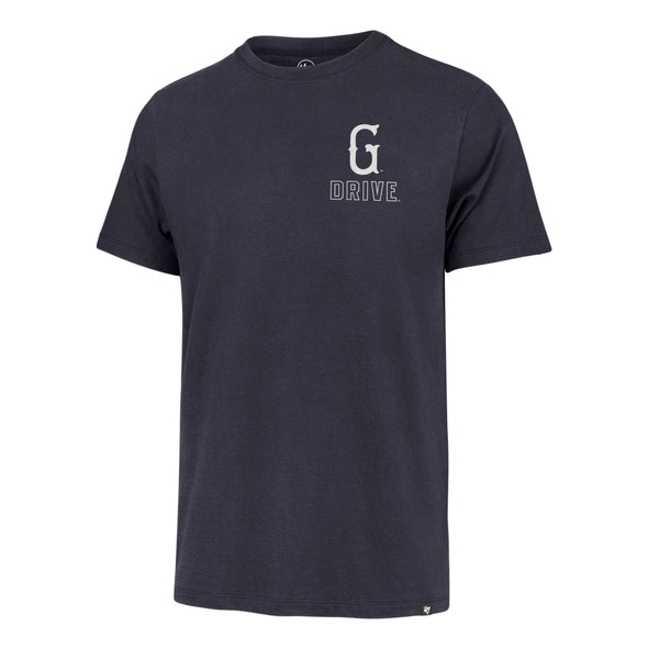 Greenville Drive 47 Brand Washed Navy Hangback Franklin Tee