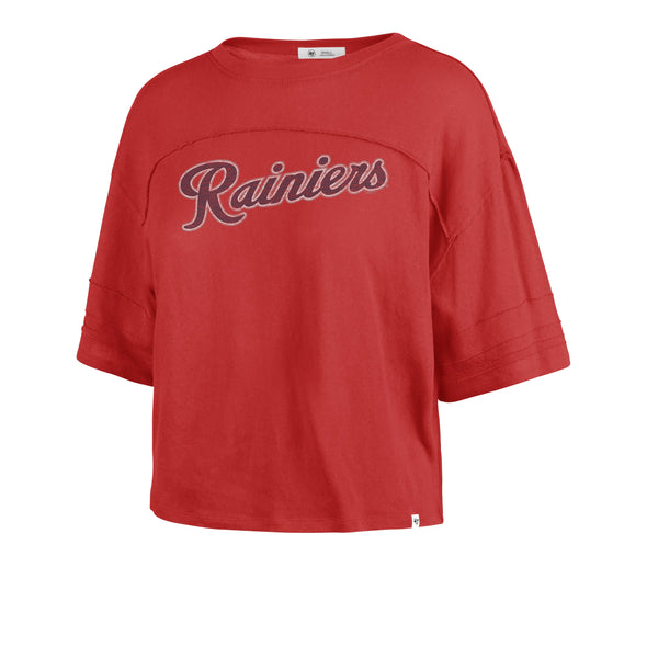 Tacoma Rainiers '47 Brand Women's Red Premier Stevie Crop