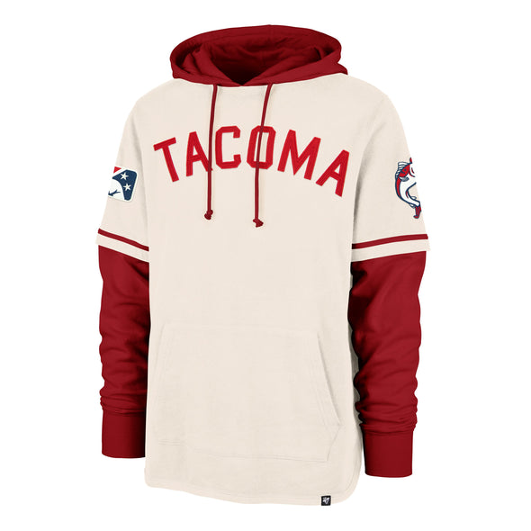 Tacoma Rainiers '47 Brand Cream Salmon Trifecta Shortstop Pullover