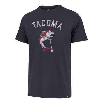 Tacoma Rainiers '47 Brand Navy Salmon Franklin Tee