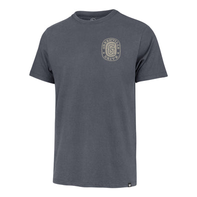 Greenville Drive 47 Brand Washed Blue Back Canyon Franklin Tee