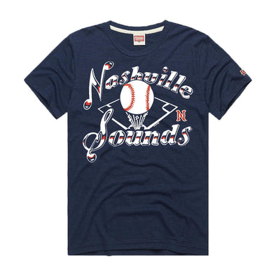 Nashville Sounds Homage Navy Diamond Tee