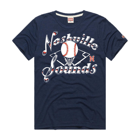Nashville Sounds Homage Navy Diamond Tee