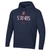 Nashville Sounds Under Armour Navy Rival Fleece Hoodie