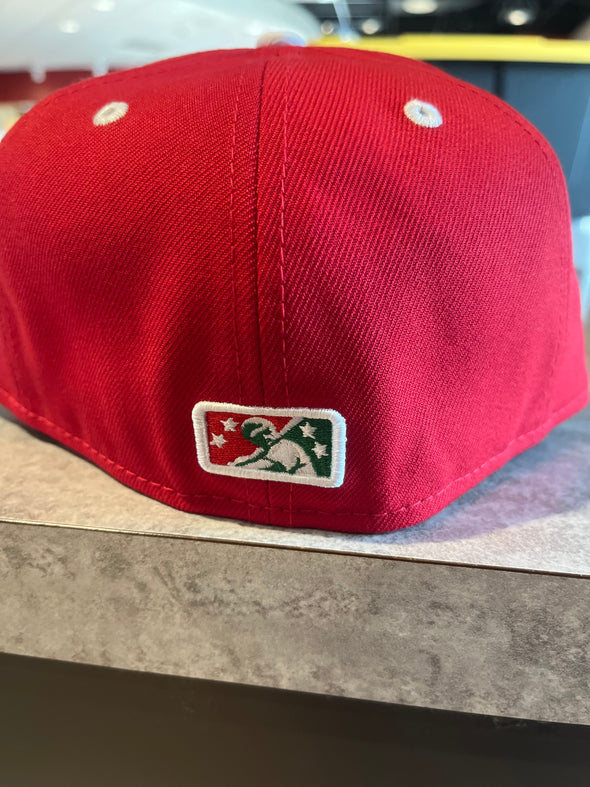 Lehigh Valley IronPigs Limited Edition Red Holiday 5950 Cap