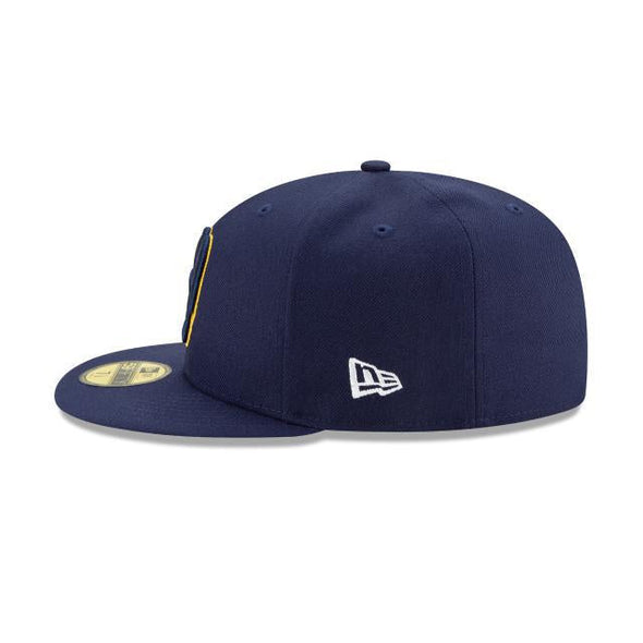 Nashville Sounds New Era 5950 AC Milwaukee Brewers Home Hat