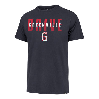 Greenville Drive 47 Brand Navy DRIVE Franklin Tee
