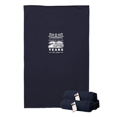 Greenville Drive MV Sport Navy 20th Logo Sweatshirt Blanket