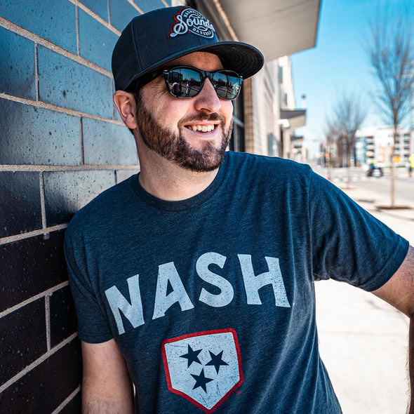 Nashville Sounds 108 Stitches Vintage Nash Plate Tee