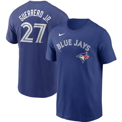 Nike Vladimir Guerrero Jr. #27 Player Name & Number Tee