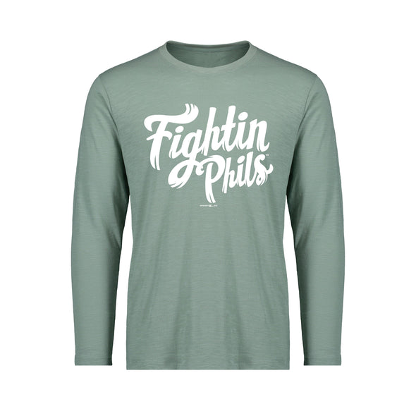 MV Sport Fightin Phils Greenstone Long Sleeve Tee