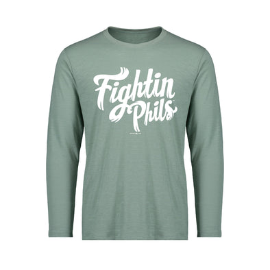 MV Sport Fightin Phils Greenstone Long Sleeve Tee