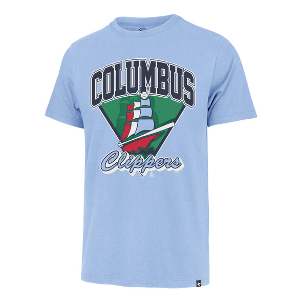 Columbus Clippers 47 Brand Gulf Blue Franklin Tee