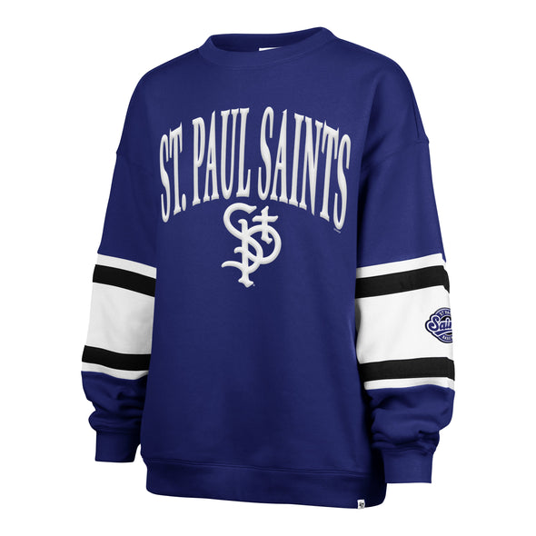 Saints 47' Brand Women's Steadfast Sleeve Paneled Crew