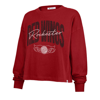 Rochester Red Wings 47 Womens Relaxed Long Sleeve T-Shirt