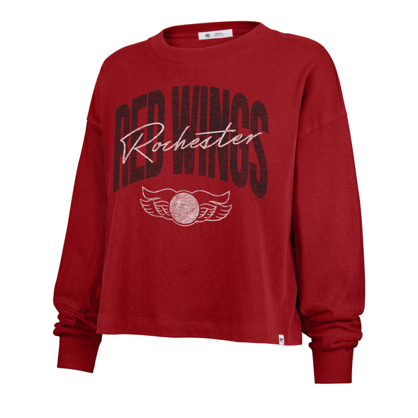 Rochester Red Wings 47 Womens Relaxed Long Sleeve T-Shirt