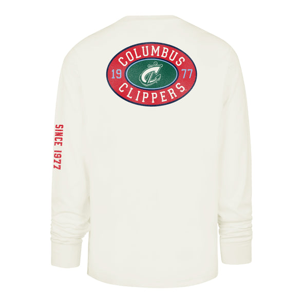 Columbus Clippers 47 Brand Tide Sweep Long Sleeve Tee