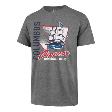 Columbus Clippers 47 Brand Sidearm Franklin Tee