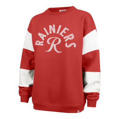 Tacoma Rainiers '47 Brand Women's Red Eephus Barred Crew