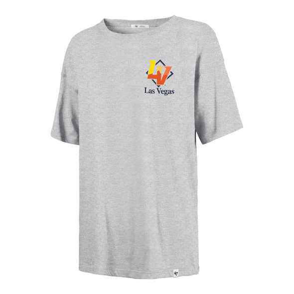 Women's Las Vegas LV/Aviators Back Gray On Repeat '47 Sadie Tee