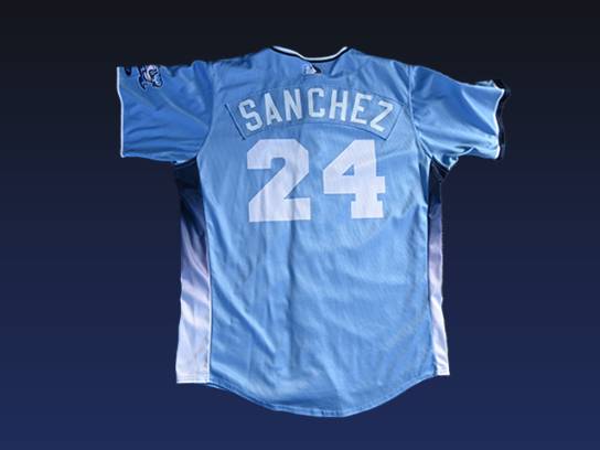 West Michigan Whitecaps 2024 Official Game-Worn Light Blue Alternate Jersey