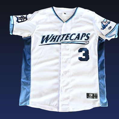 West Michigan Whitecaps 2024 Official Game-Worn Home White Jersey