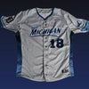 West Michigan Whitecaps 2024 Official Game-Worn Grey Road Jersey