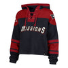 San Antonio Missions Ladies Cropped Lacer Hoody