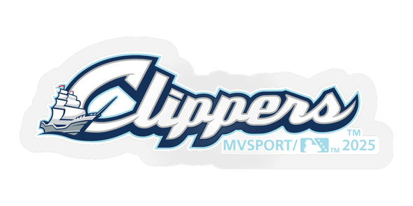 Columbus Clippers MV Sport Jersey Font Sticker