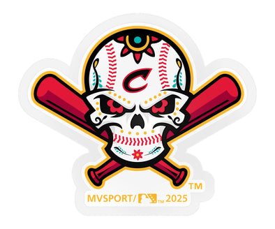 Columbus Clippers MV Sport Skull Sticker