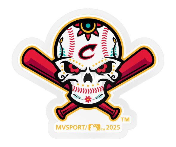 Columbus Clippers MV Sport Skull Sticker