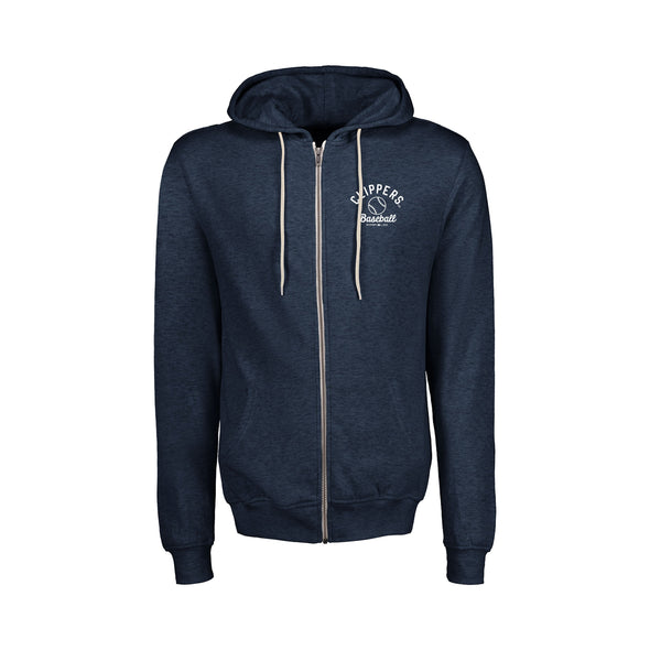 Columbus Clippers MV Sport Retro Heather Full Zip Hood