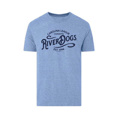 Charleston RiverDogs Sky Blue Carolina League Tee