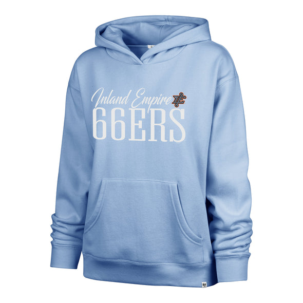 Inland Empire 66ers '47 Light Blue Women's Hooded Sweater