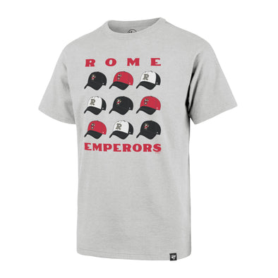 Rome Emperors '47 Youth Grey Cap Off Franklin Tee
