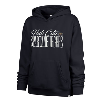 Women's Navy Script 47 Hoodie