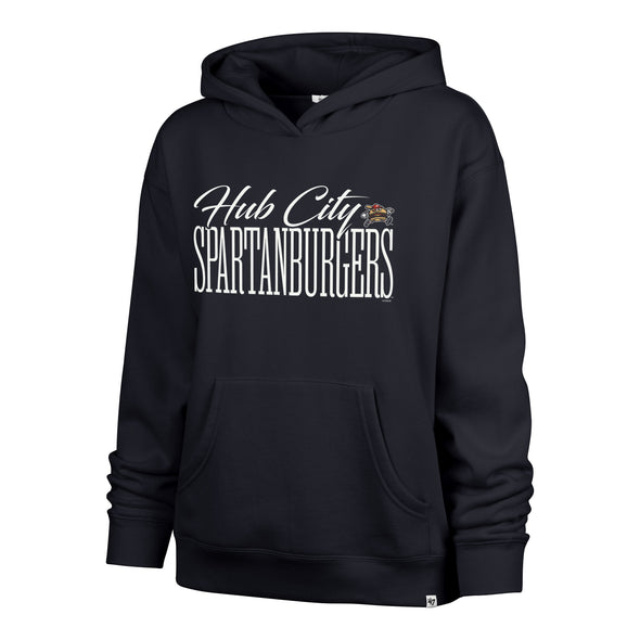 Women's Navy Script 47 Hoodie