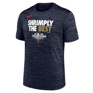 Jacksonville Jumbo Shrimp Nike Shrimply The Best 2025 IL Champions Velocity Dri-Fit