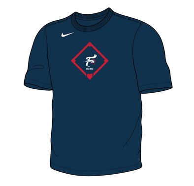 Nike Navy Baseball Diamond Legend youth Tee