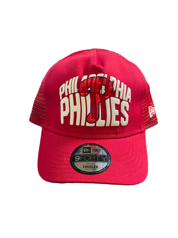 New Era Philadelphia Phillies P and Script Toddler Hat