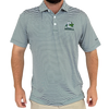 COLUMBIA GREEN STRIPED POLO