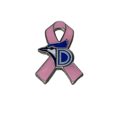 Dunedin Blue Jays Breast Cancer Awareness Ribbon Lapel Pin