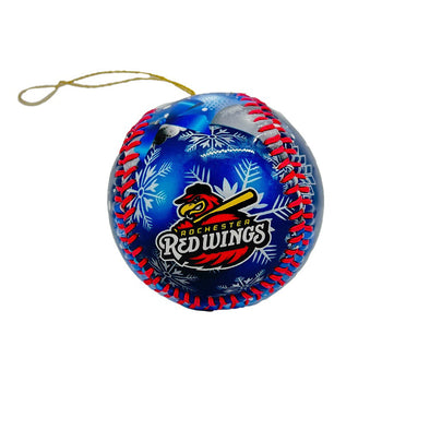 Rochester Red Wings Blue Ornament