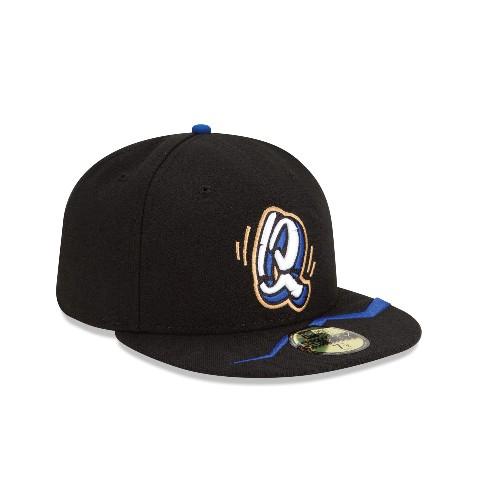 Rancho Cucamonga Quakes Fitted Black Q Hat