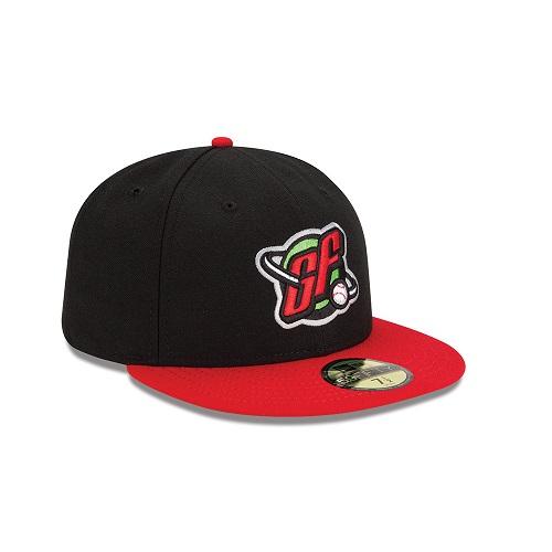 Official Alternate Black & Red On-Field Fitted Hat